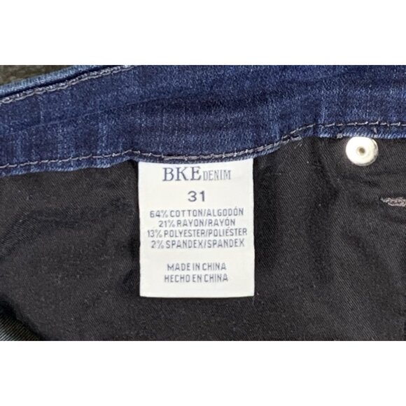 BKE Jeans Women's Size 31 Parker Universal Fit High-Rise Skinny Ankle Blue Denim - Picture 4 of 9